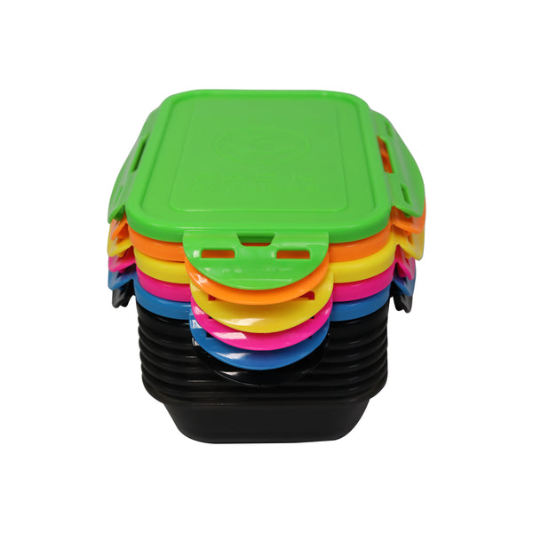 Sure Seal 24 oz. Meal Prep Containers (Set of 6) | Variety Pack